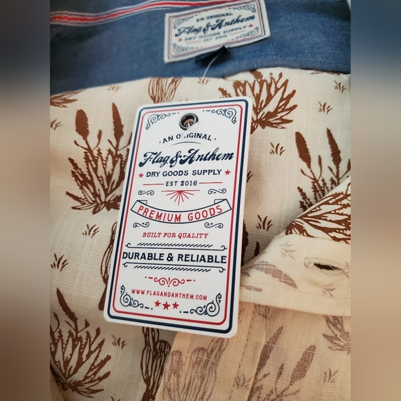 Flag & Anthem - Tempe Cactus Short Sleeve Buttondown Shirt - Picture 2 of 8